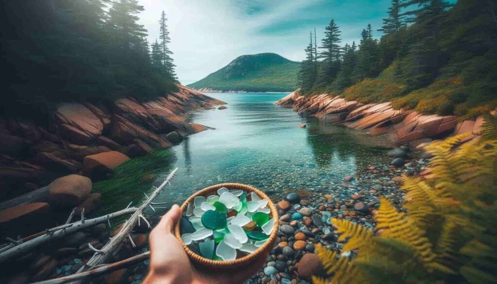 Sea Glass Hunting in Acadia National Park